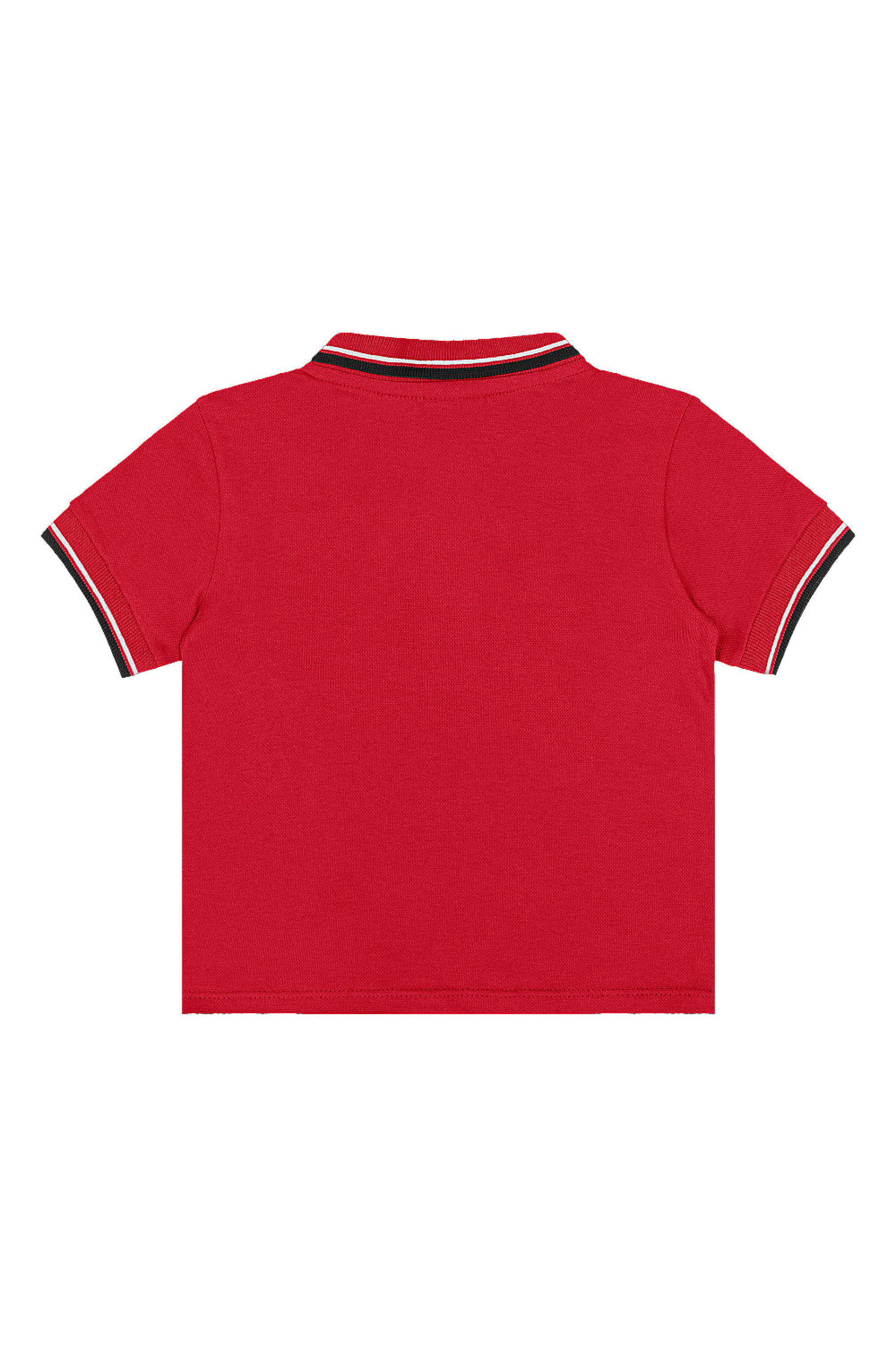 Conjunto Bebê Menino Camisa Polo e Bermuda (Vermelho) Quimby - Imagem 23